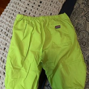 Women’s cherokee workwear scrub pants in lime green